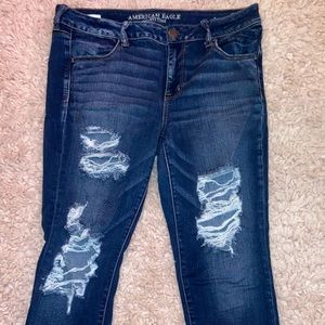 american eagle blue jeans